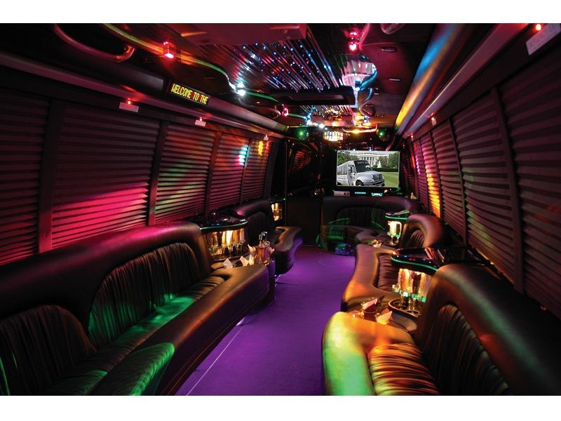 28 Passenger Limo Party Bus