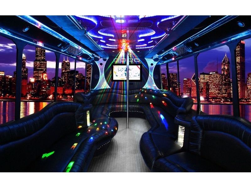 32 Passenger Limo Party Bus
