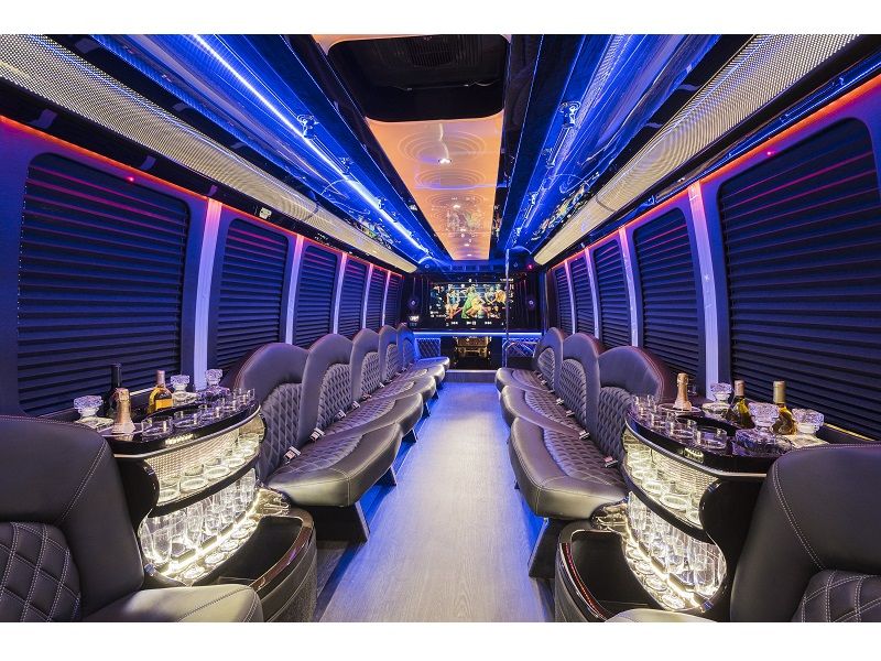 36 Passenger Limo Party Bus