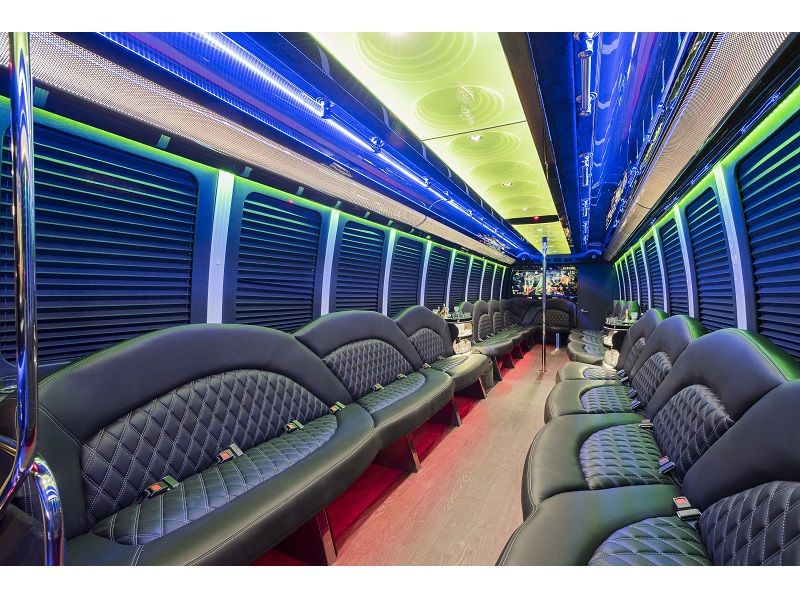 40 Pax Limo Party Bus Flash Limo Las Vegas Limo Party Bus